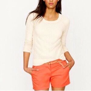 J Crew Orange 100% Cotton Broken-In Chino size 4
